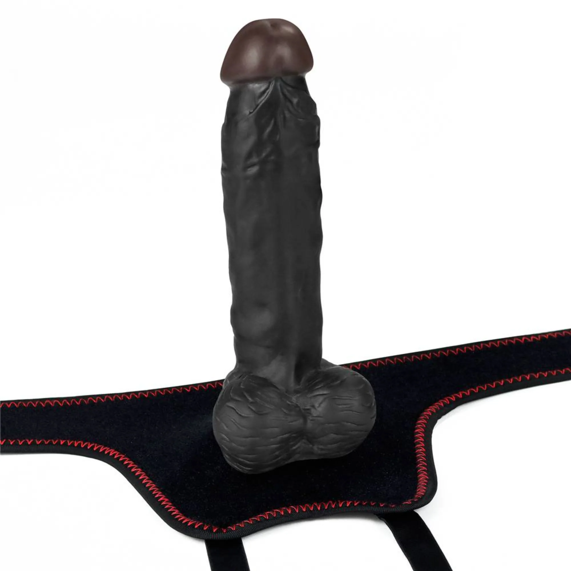7.5 Inch Black Easy Strap-on Set