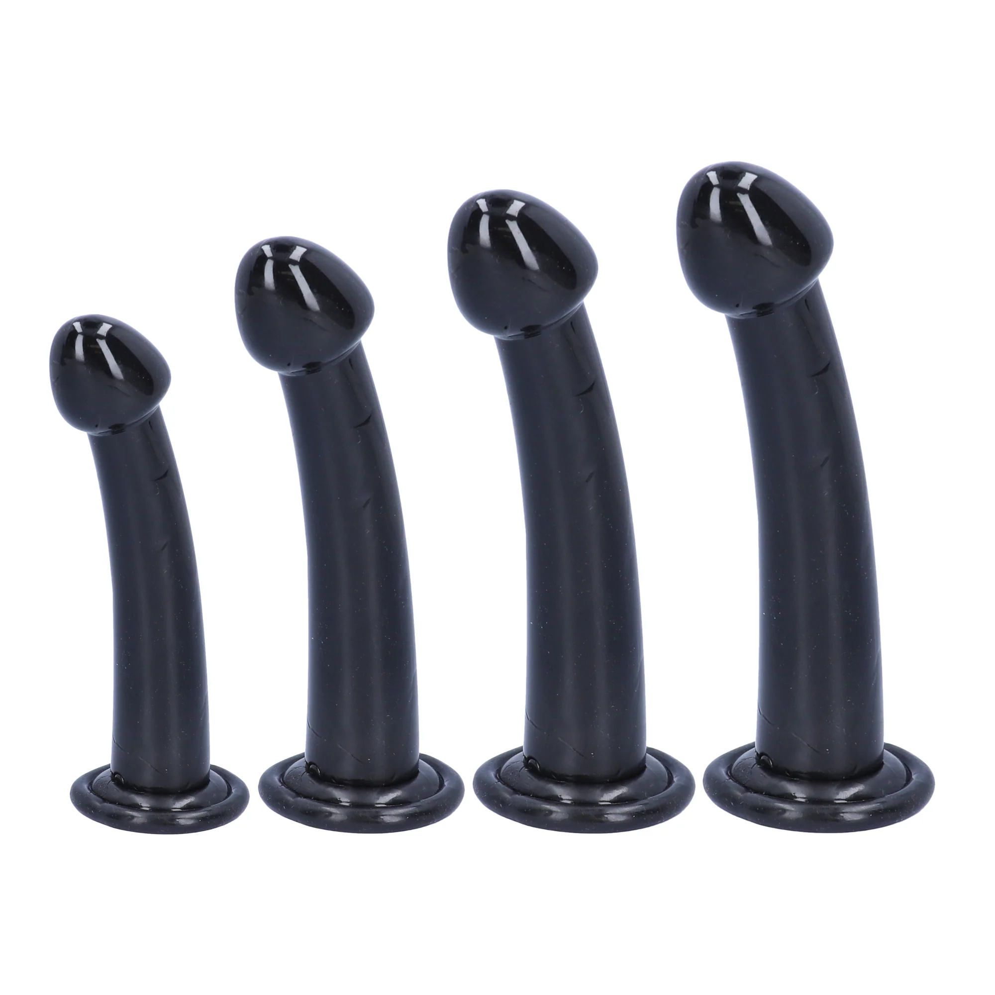Flexi Curve 果冻阳具 适用于 G 点或 P 点插入 4 种尺寸