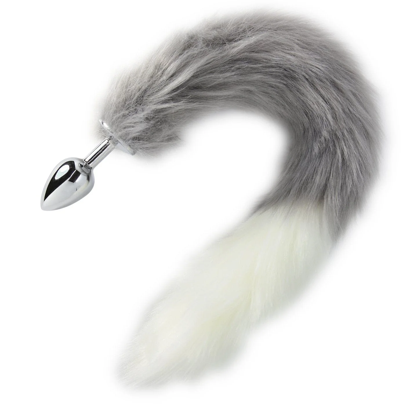 Frisky Faux Fur Tail Animal Butt Plug for Kinky Roleplay