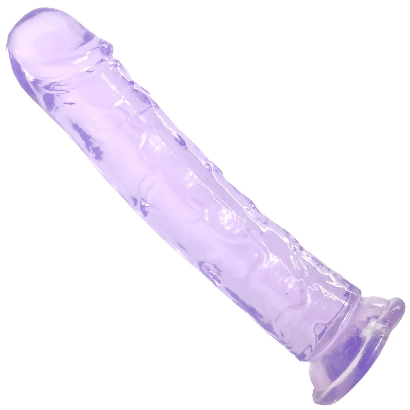 Lifelike Rideable Purple Suction Cup Dildo With Veins