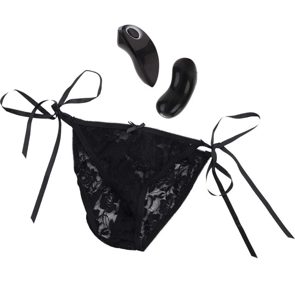 Little Black Panty With 10-Function Vibrating Remote