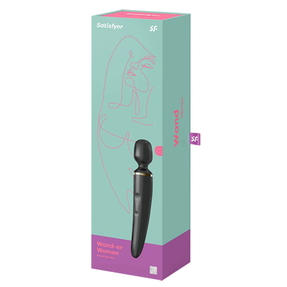 Satisfyer Wand-er Woman 硅胶充电按摩器，10 种律动