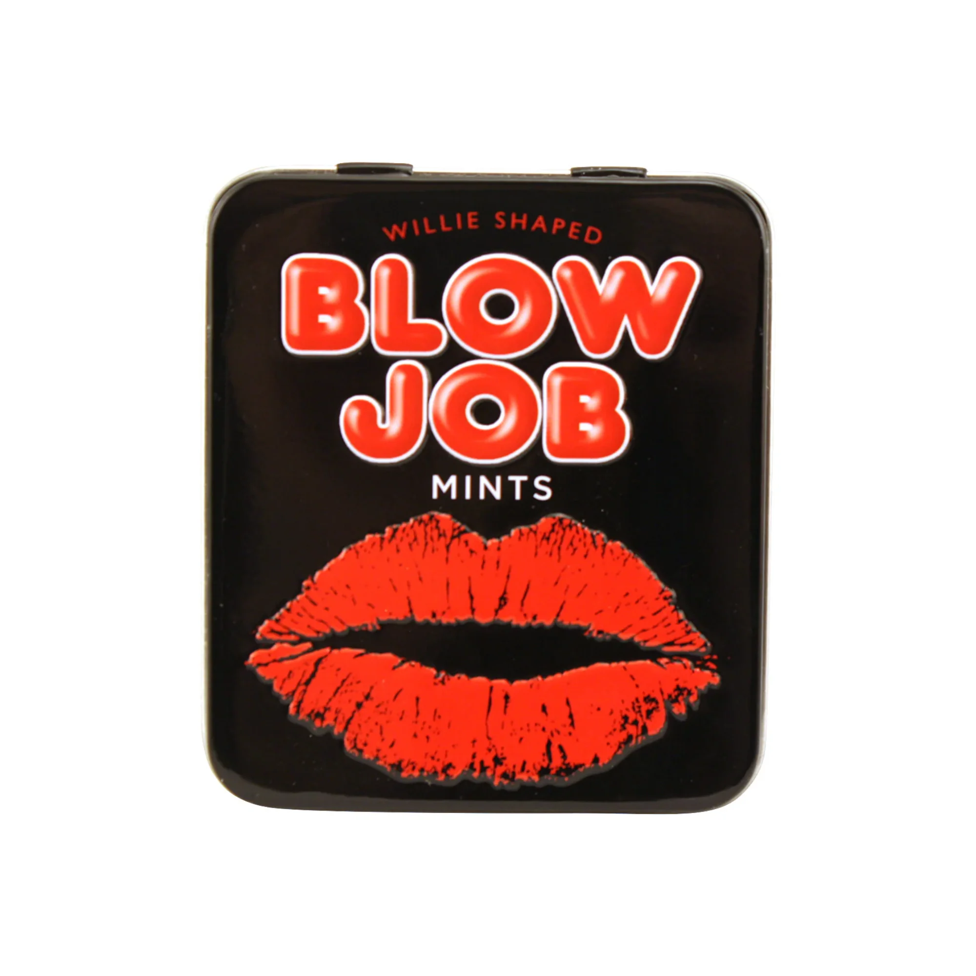 Willie-Shaped Blow Job Mints in a Pocket Tin, Cool Mint Flavor