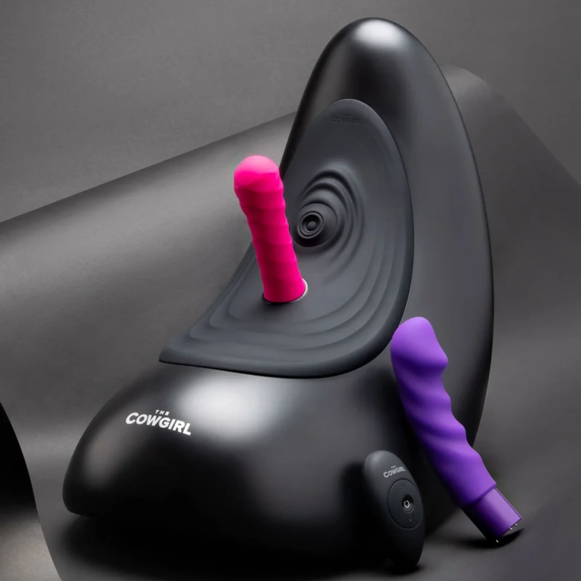 Cowgirl Saddle Premium Sex Machine with Rocking Ride and 2 Dildos