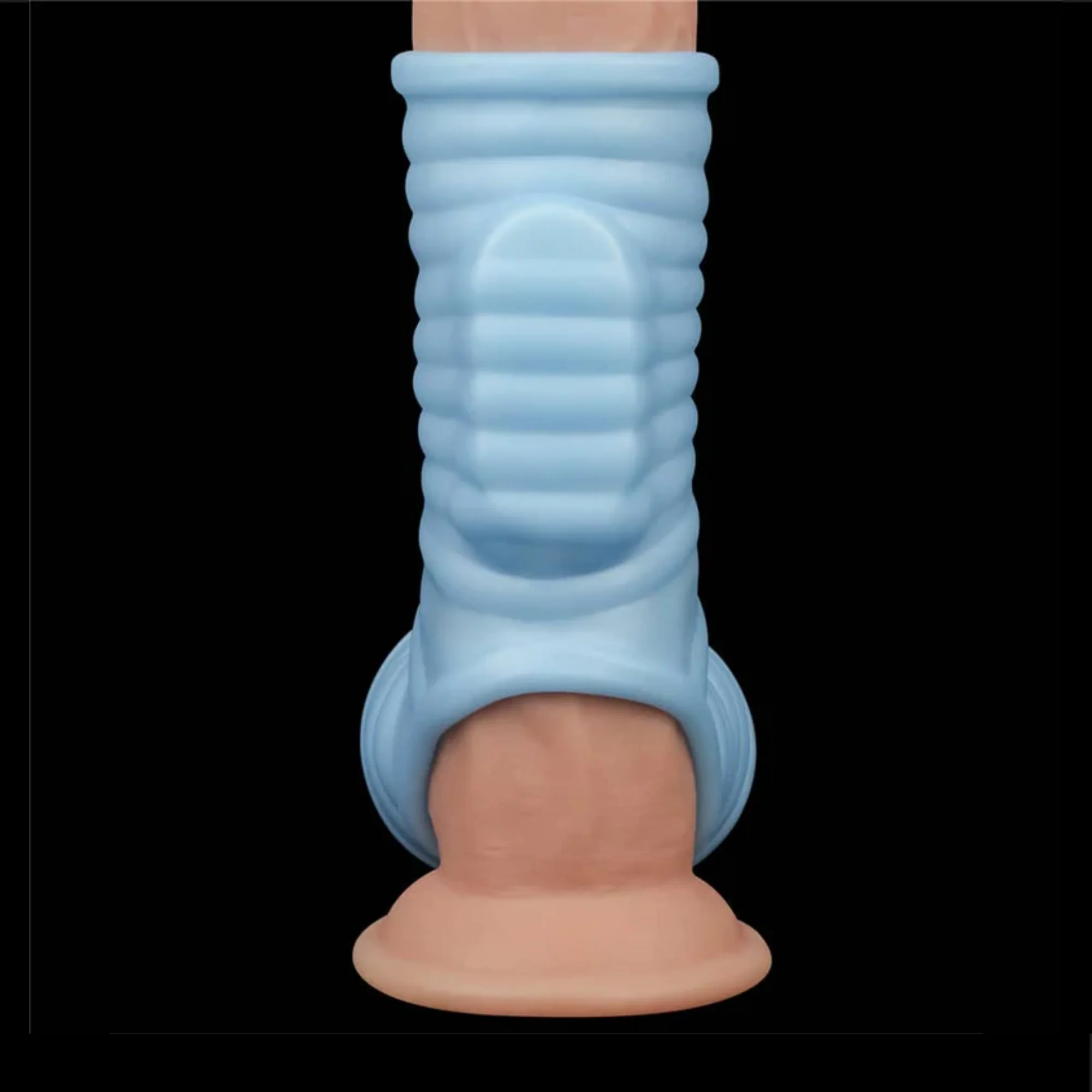 Wave Vibrating Knights Ring Scrotum Sleeve