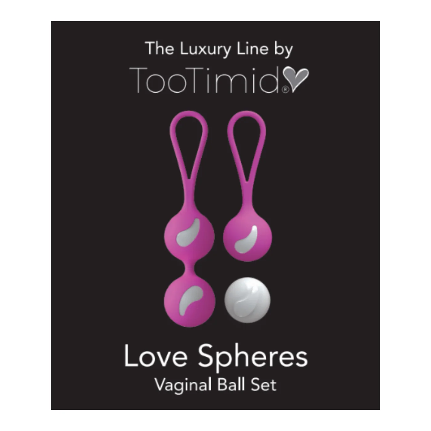 Duotone Silicone Kegel Ball Set with Weighted Exercise Balls