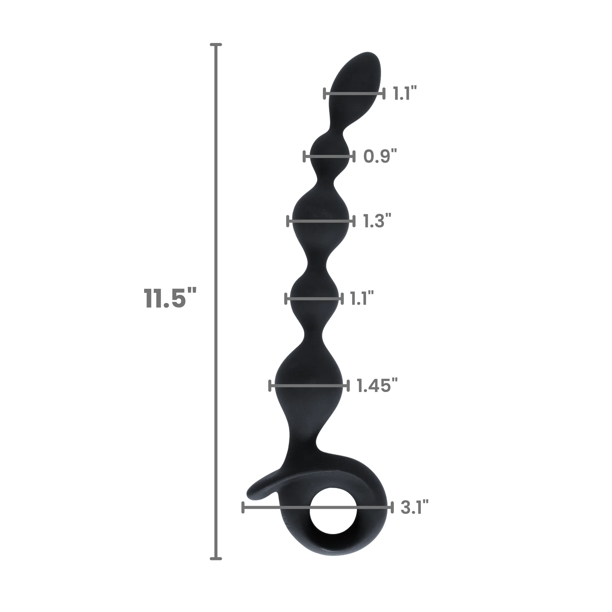 X-Long Vibrating Anal Beads - Experience Deep Backdoor Stimulation With Every Flexible Bead!