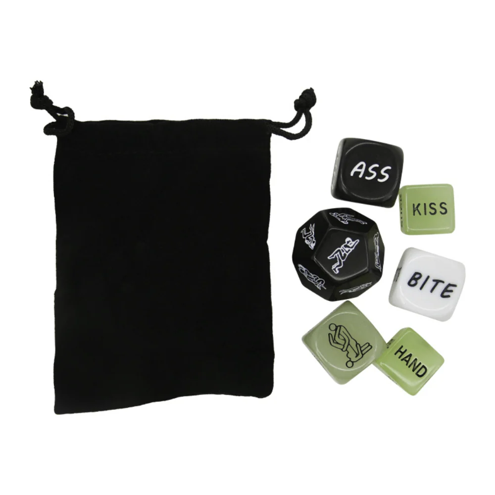 6 Piece Erotic Sex Dice Set for Couples Foreplay
