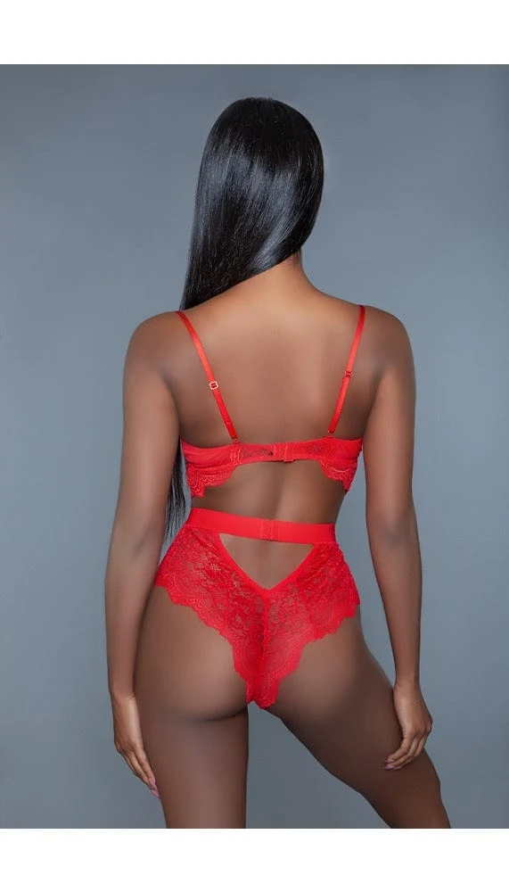 BeWicked Bettany Bodysuit with Non-Padded Cups and Cut-Out Details