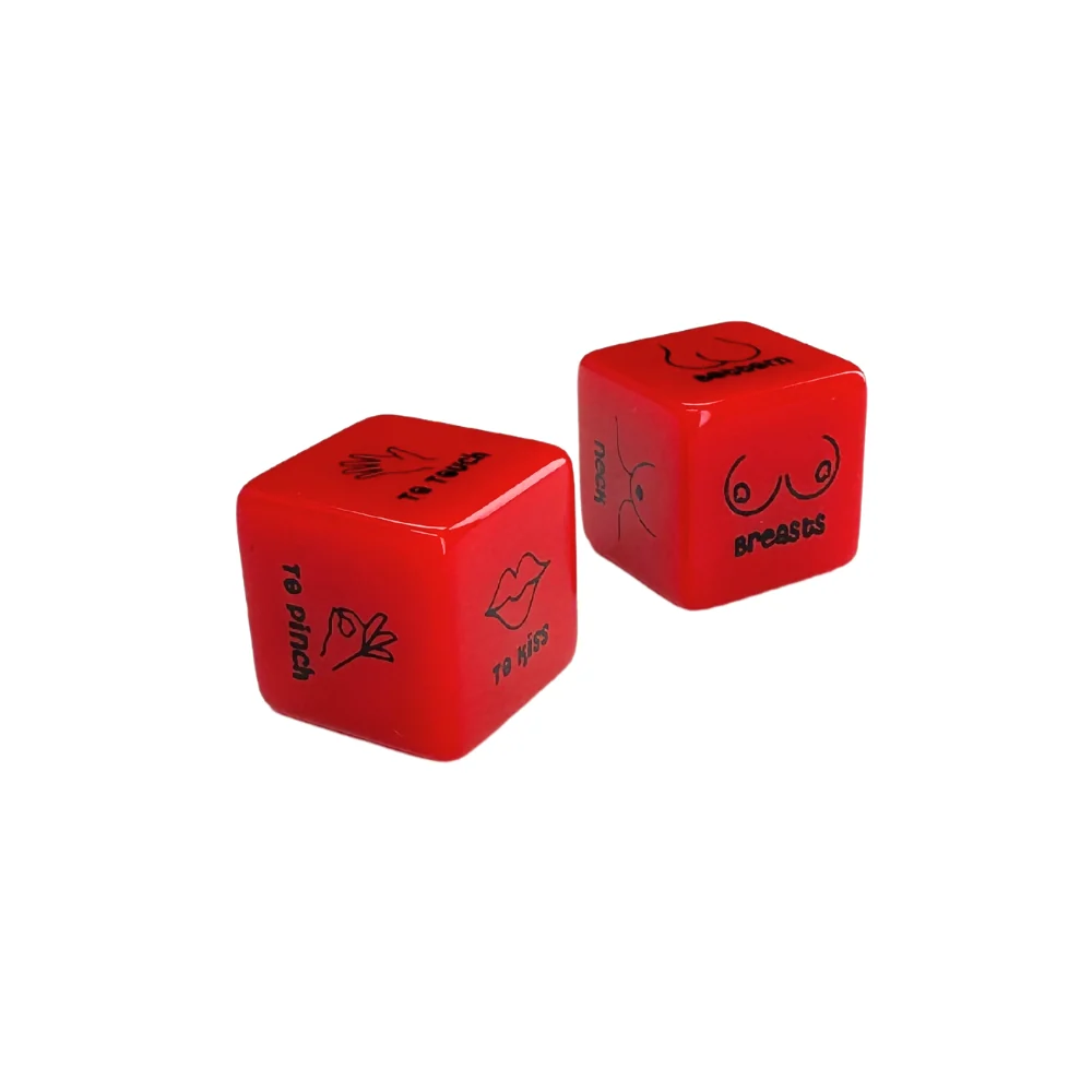 Kinky Foreplay Dice Game with Two Dice for Couples