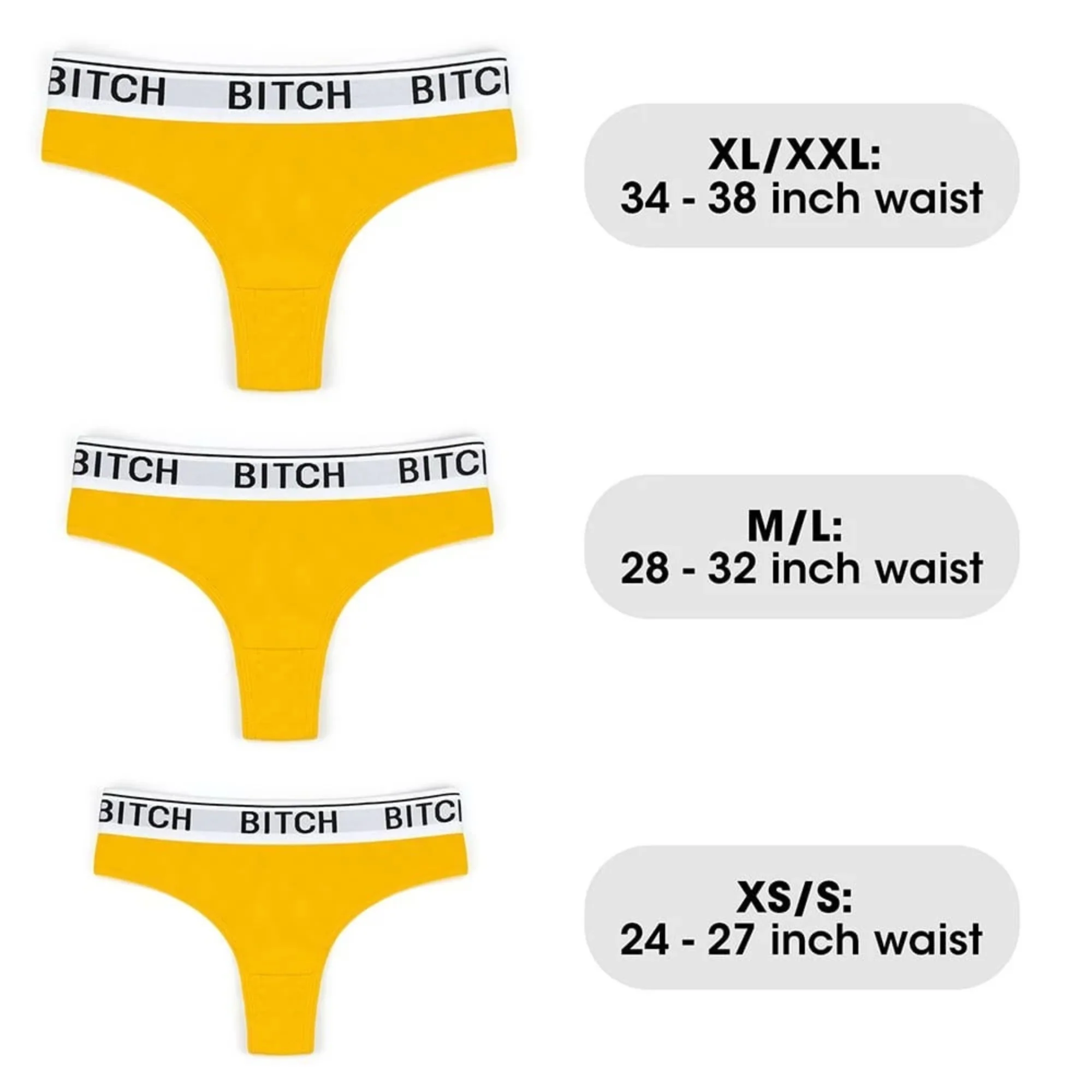 INGEN Bitch Vibrating Panties Remote Control Thong with Rechargeable Bullet
