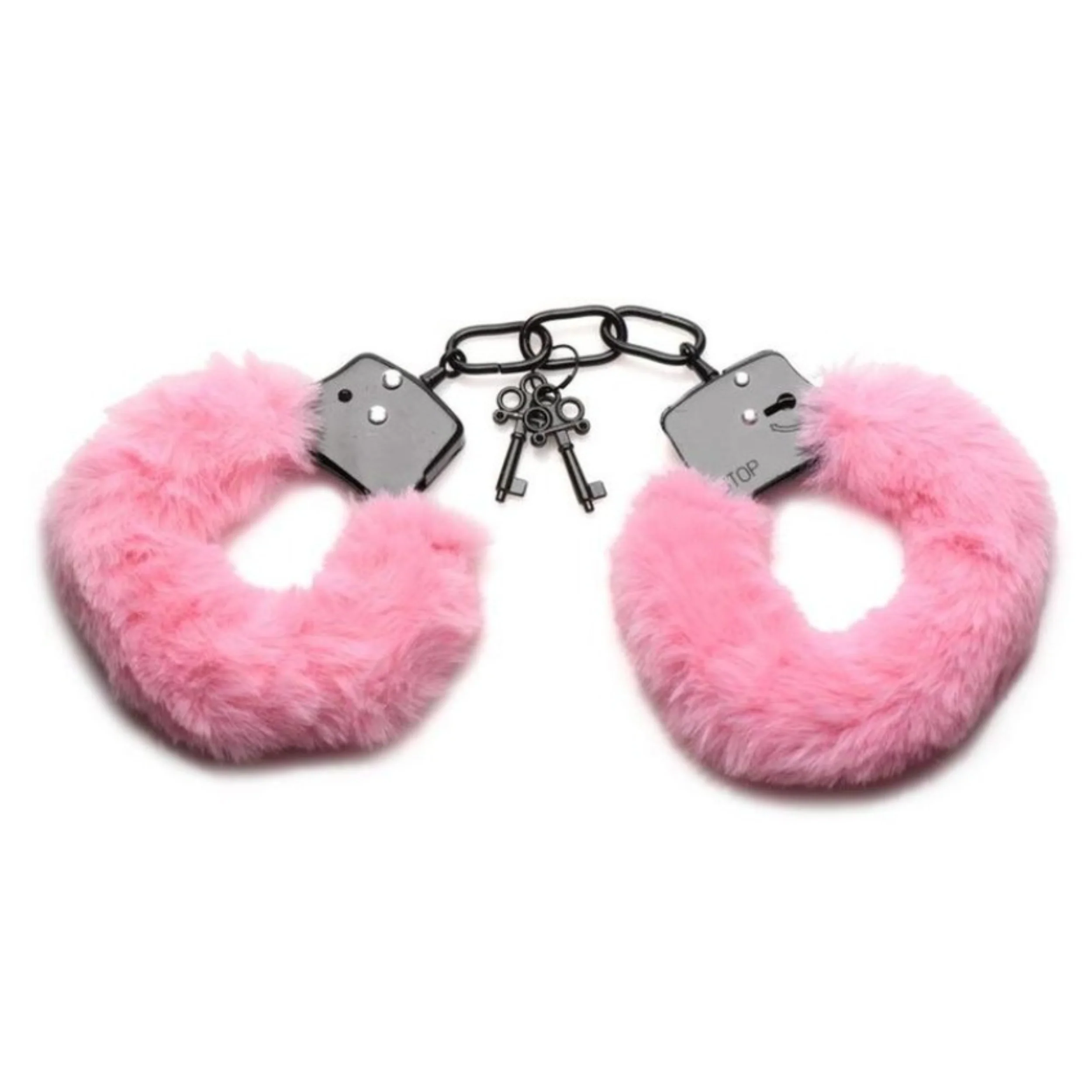Master Series Cuffed in Fur Furry Handcuffs for Beginner and Experienced BDSM Play