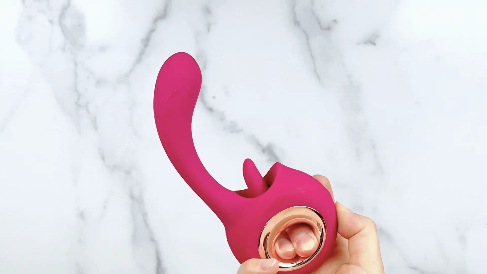 Flutter-Gasm Tongue Licking and G-Spot Dual Action Vibe for Blended Orgasms