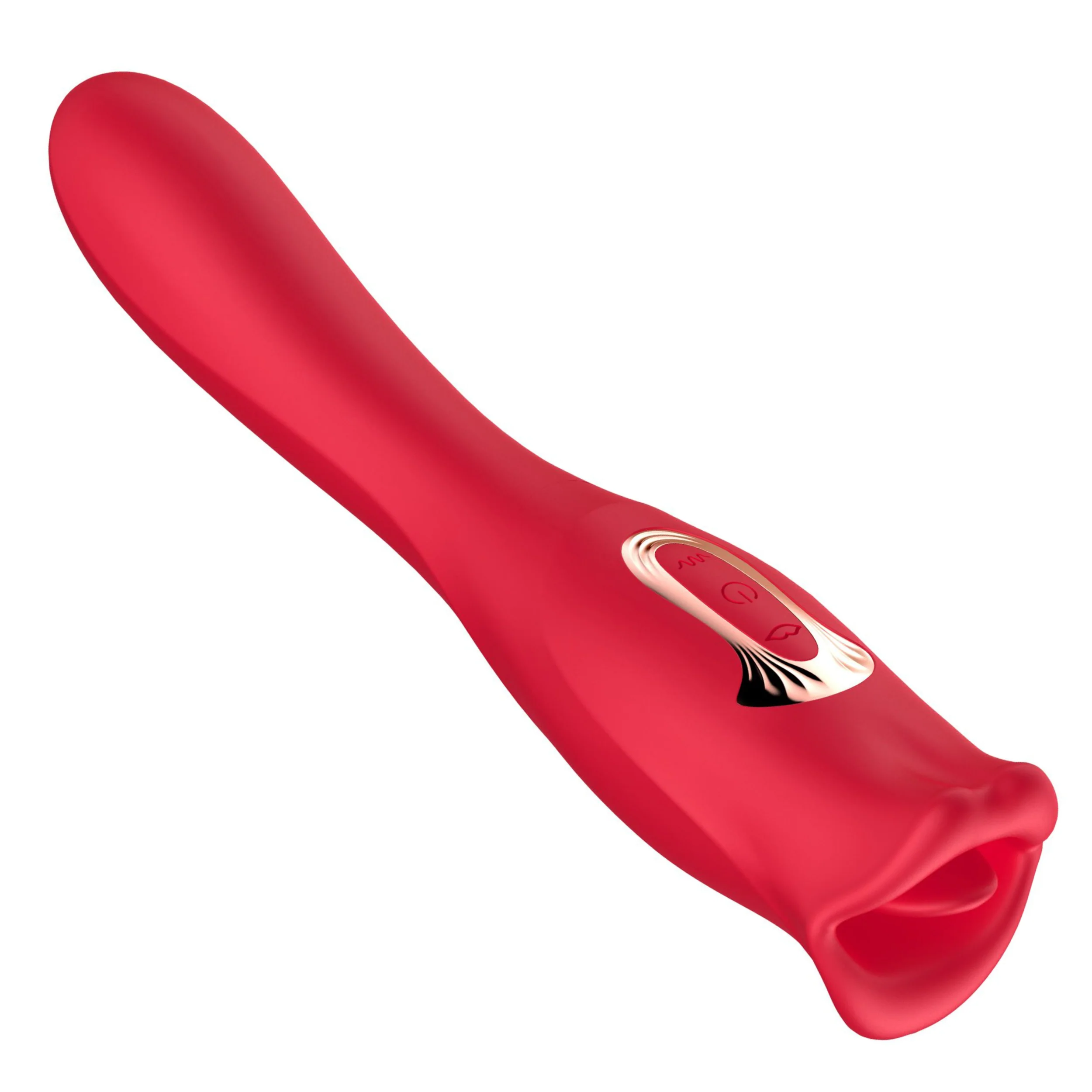 French Kiss Duo - Dual-End G-Spot & Licking and Kissing Vibrator