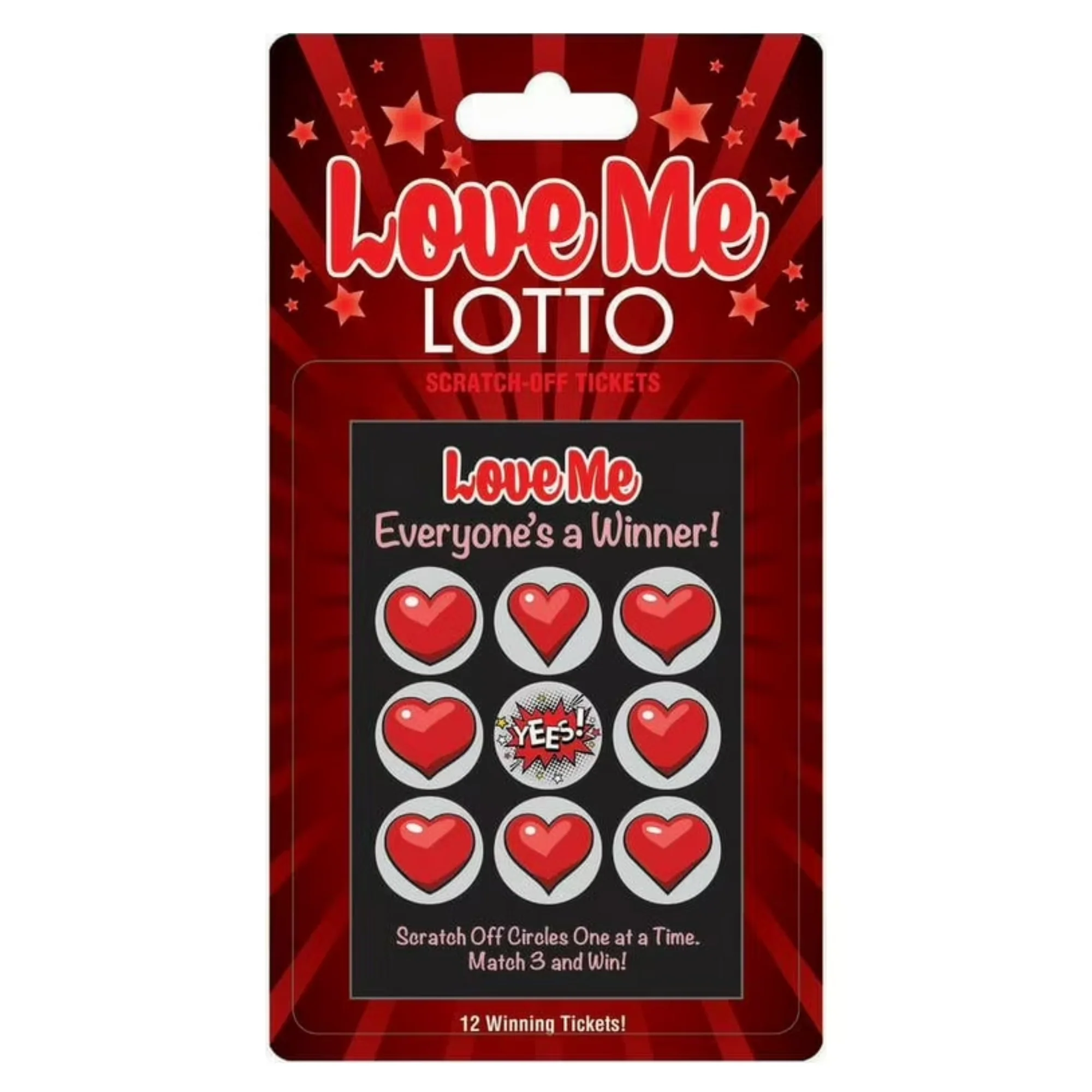 Love Me Lotto Scratch Off Tickets With 12 Fun Romance Cards