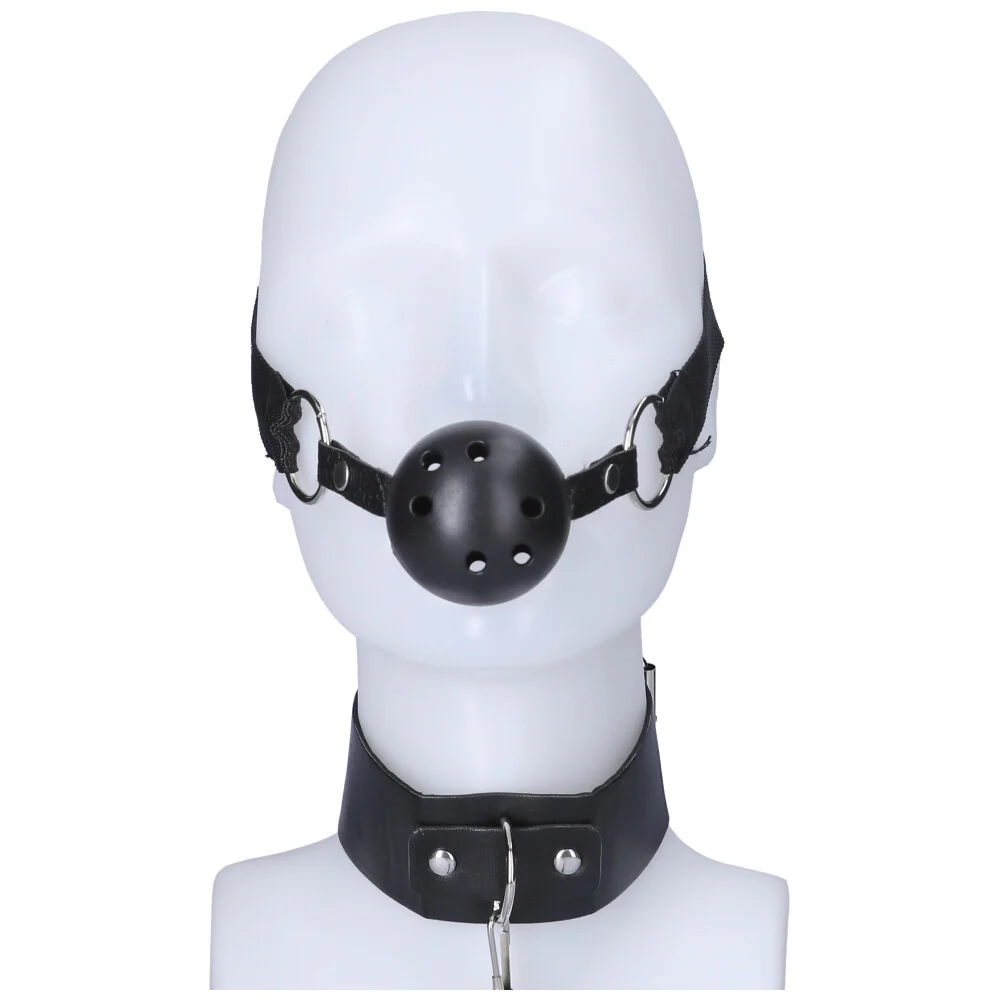 10 Piece Black Bondage Kit with Rope and Cuffs
