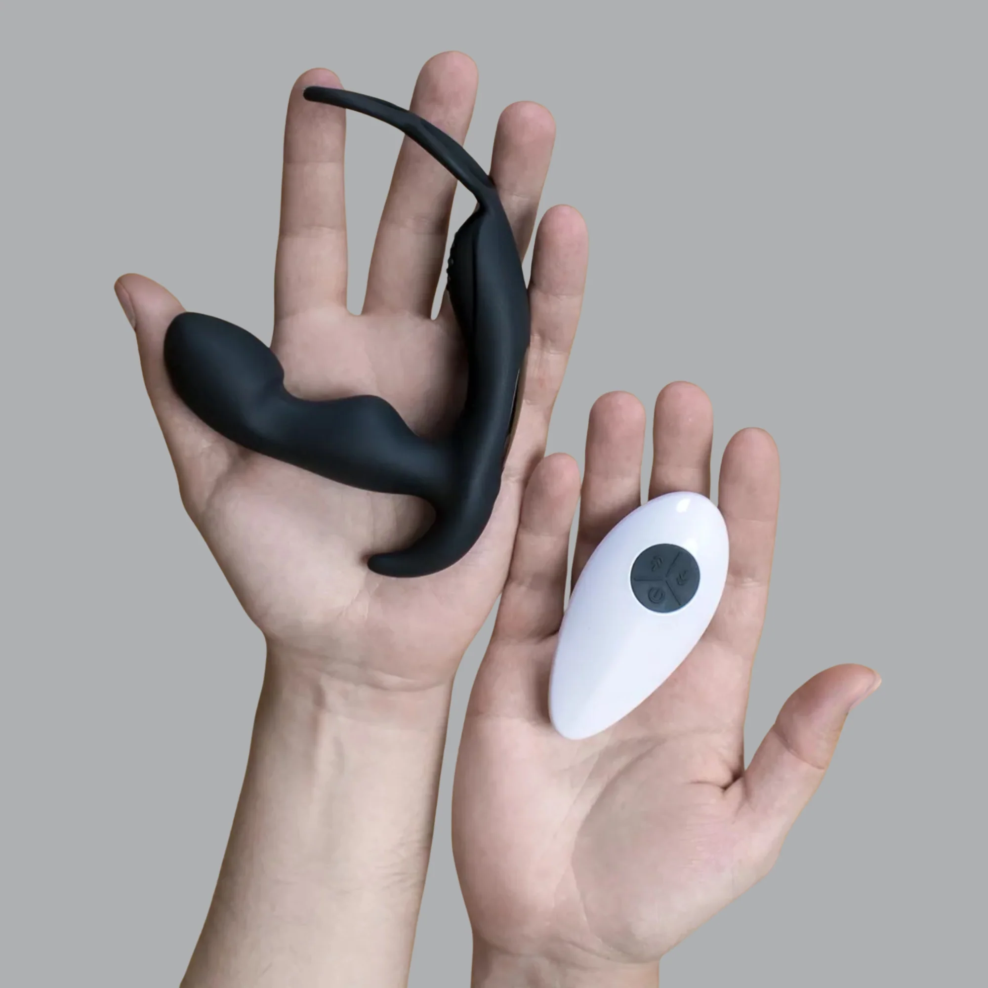 Prostate Curve Dual Ring - Remote Control Vibrating Prostate Massager
