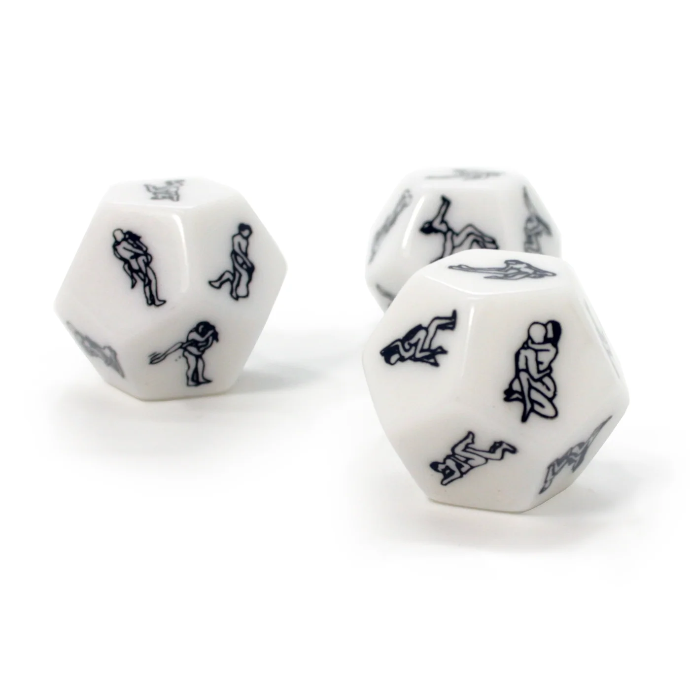 12-Sided Erotic Position Dice for Couples by Dark Amour