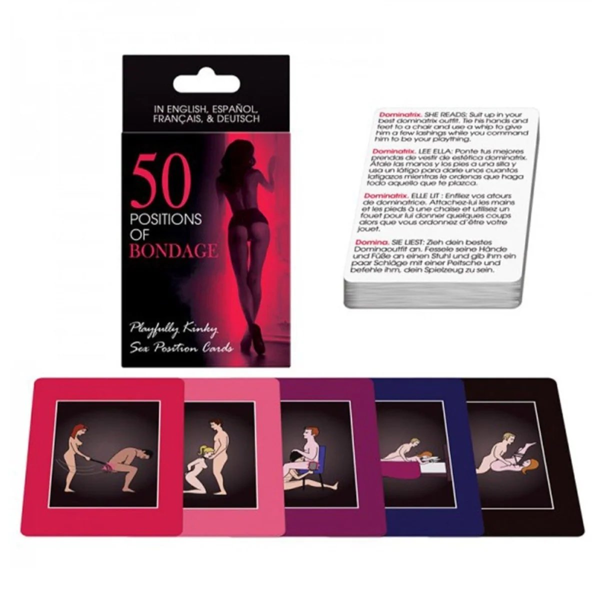 50 Positions of Bondage Cards for Beginner and Advanced Play