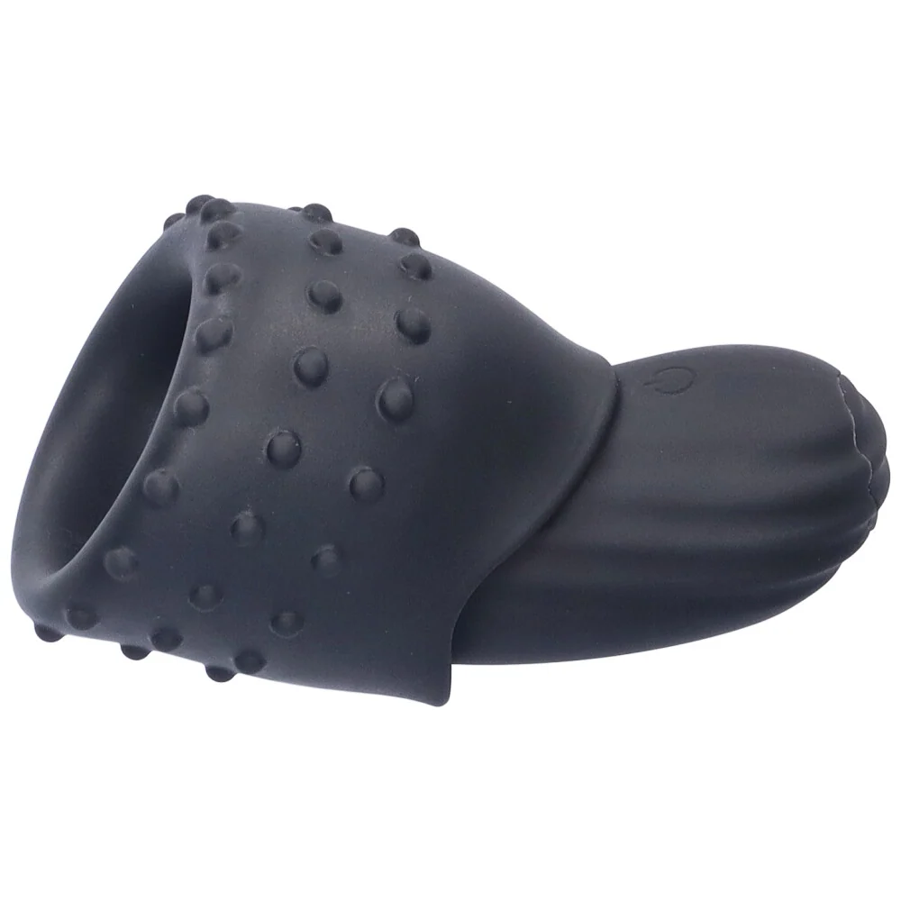Vibrating Penis Tip Massager with Multiple Speeds for F-Spot Stimulation