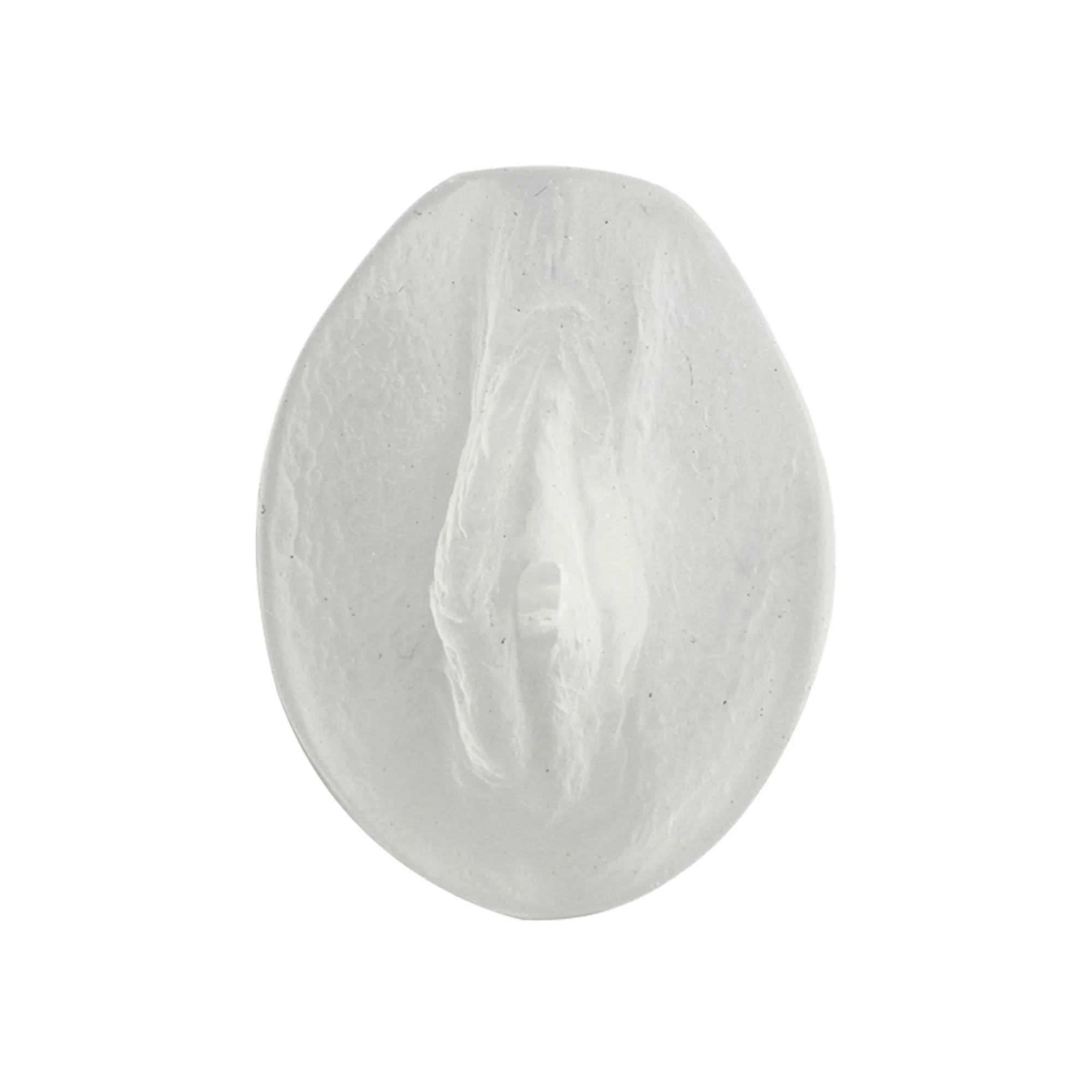 Palm Pal Ultraskyn Masturbator Clear Textured Stroker by Doc Johnson
