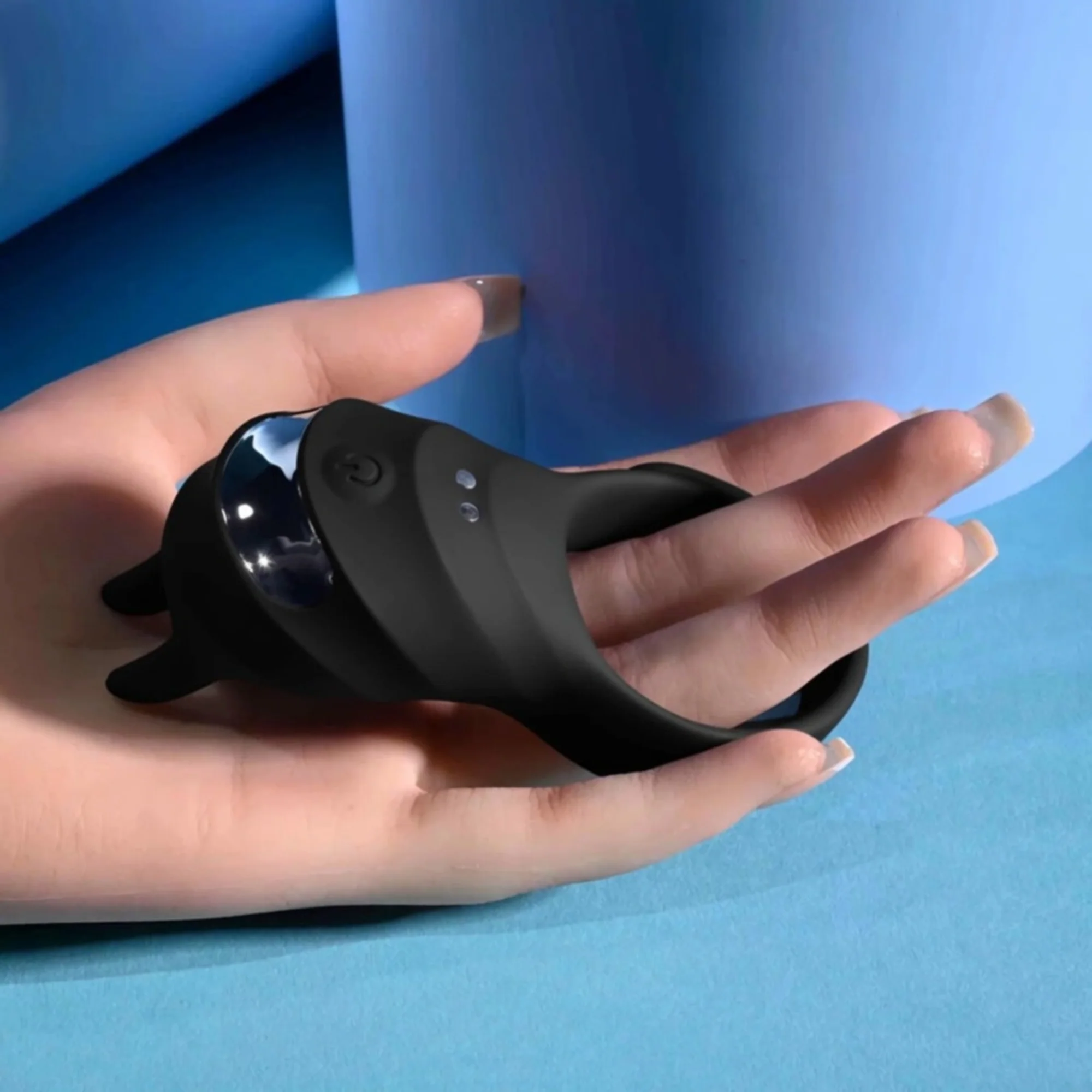 Adjustable Vibrating Couple's Cock Ring - Find Your Perfect Fit For Harder Erections & Clit-Teasing Vibes!
