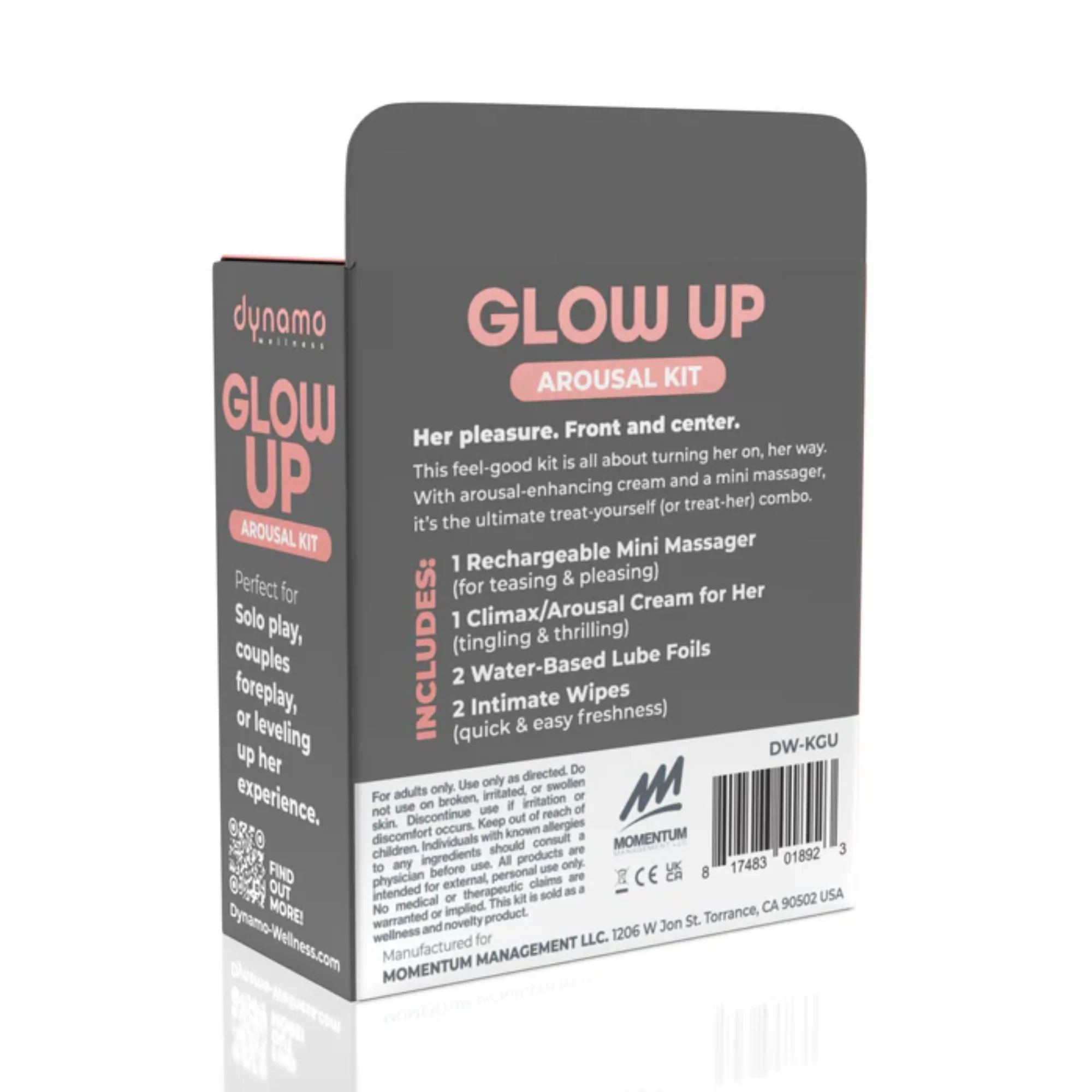 Dynamo Wellness Glow Up Arousal Kit with Bullet Vibrator