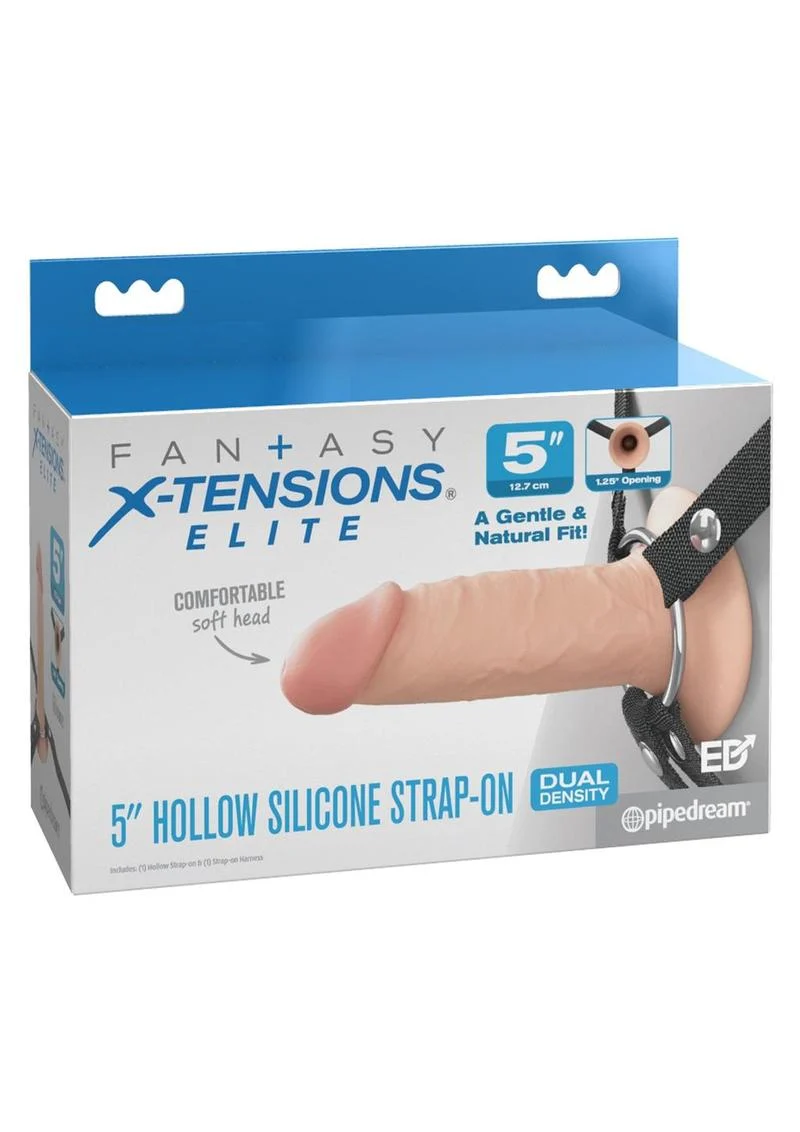 Fantasy X-Tensions Elite Dual Density Hollow Strap-on