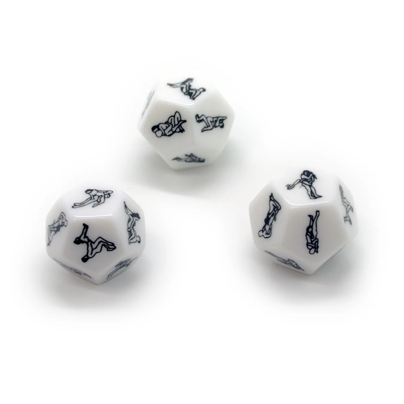 12-Sided Erotic Position Dice for Couples by Dark Amour