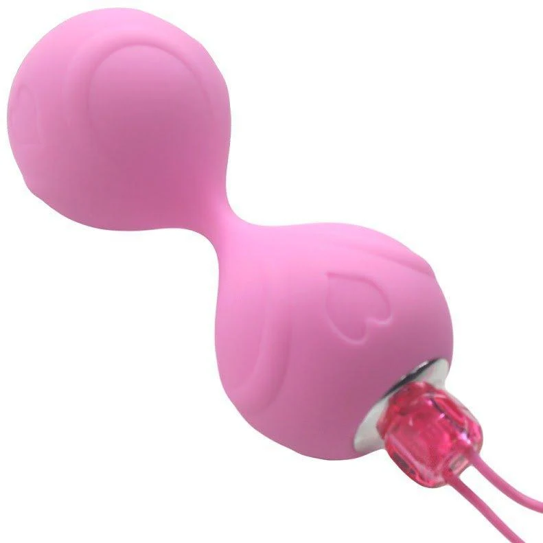 Leo Kegel Balls: Weighted Silicone Exercisers with Pull Cord