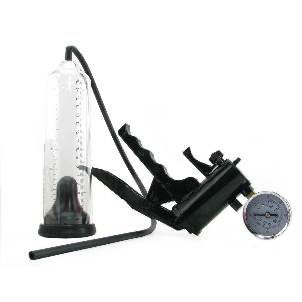 Pump Worx Max Precision Power Pump with Pistol Grip and Pressure Gauge