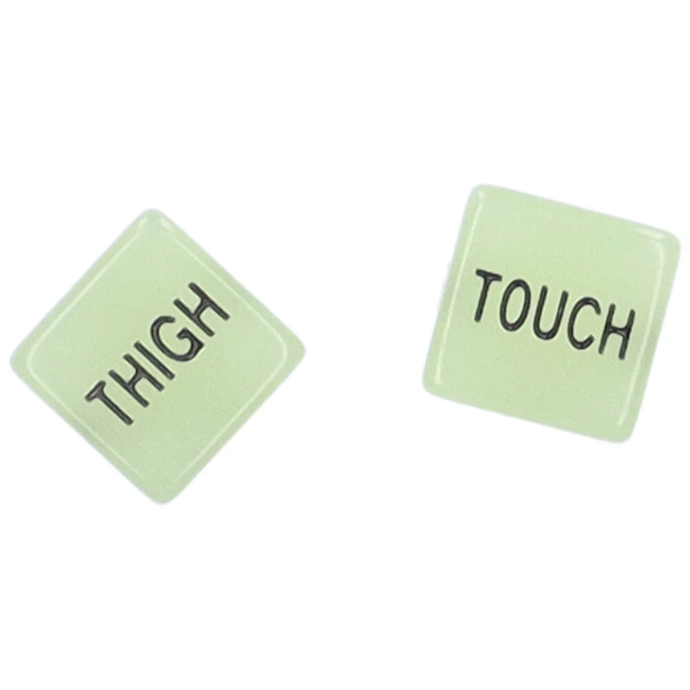 Glow-in-the-Dark Foreplay Dice for Kinky Bedroom Play
