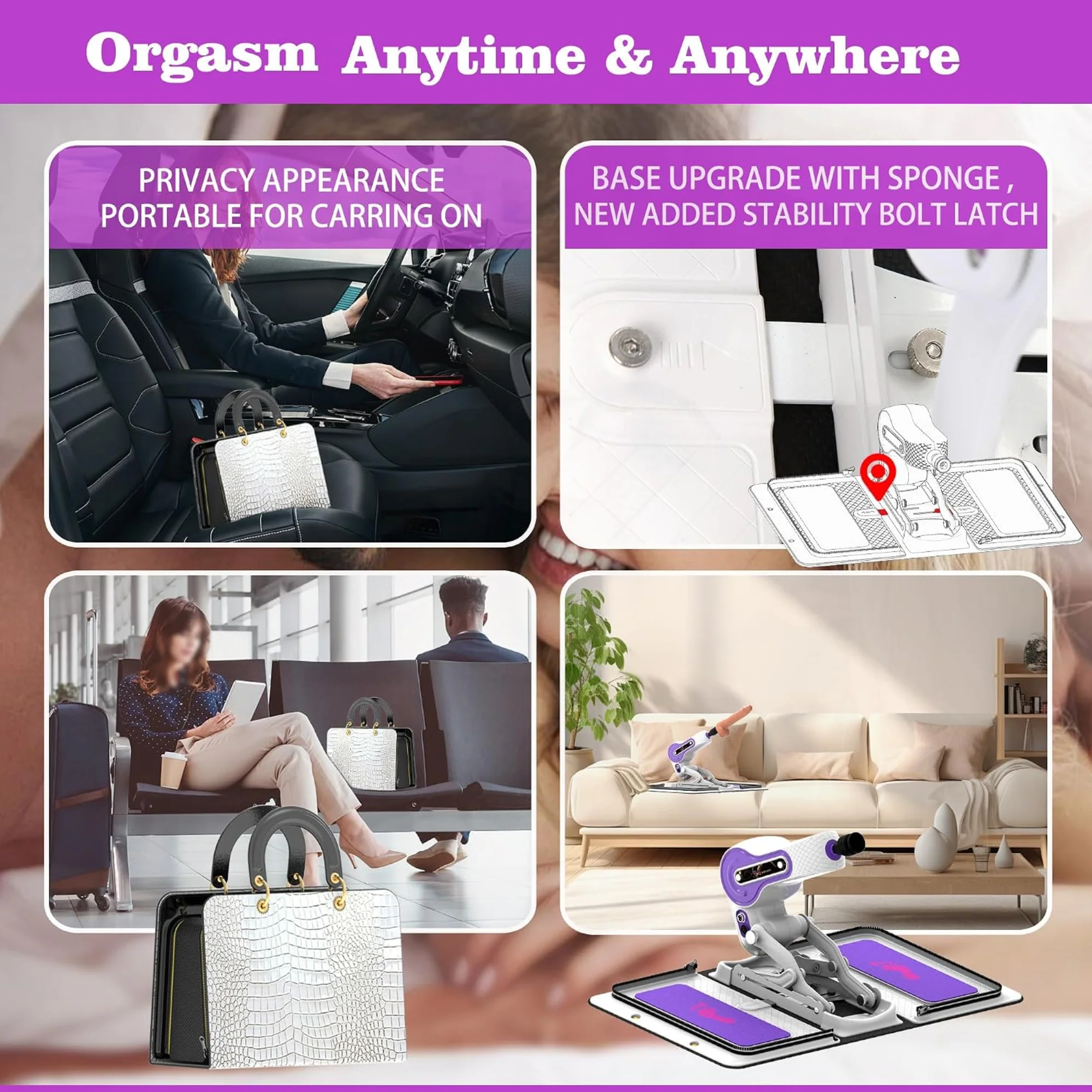 Thrusting Automatic Sex Machine - Lie Back & Experience Deep, Lifelike Thrusting At Your Own Pace!