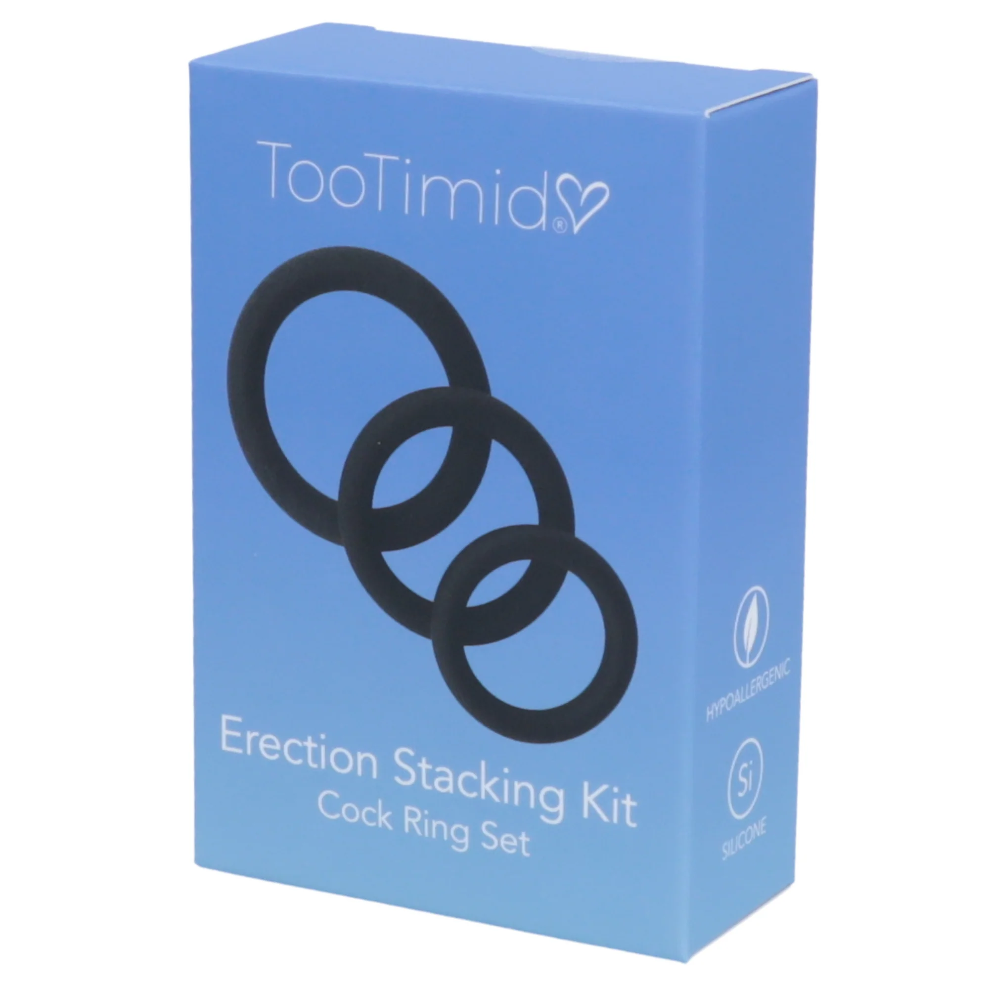 Silicone Thick Erection Stacking Cock Ring Set
