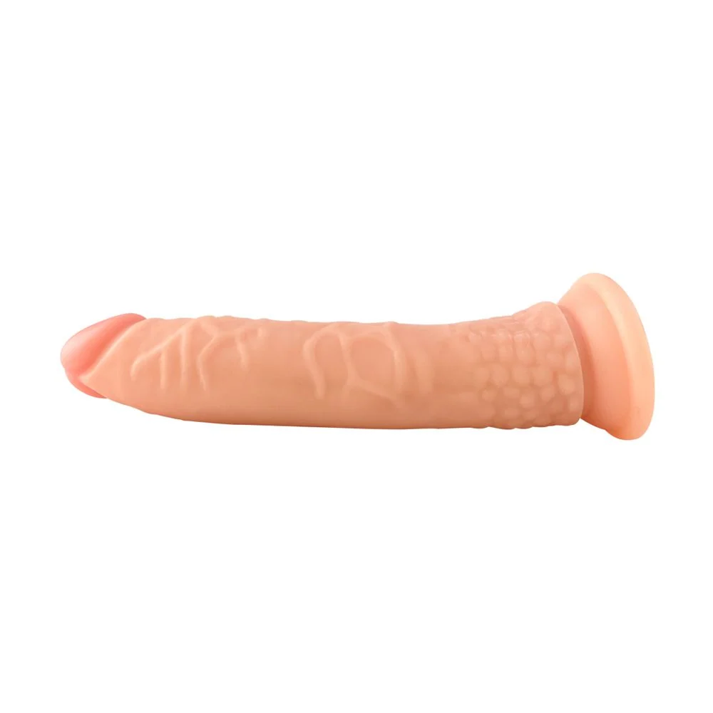Realistic Curved 8.5 Inch Suction Cup Dildo in Three Colors