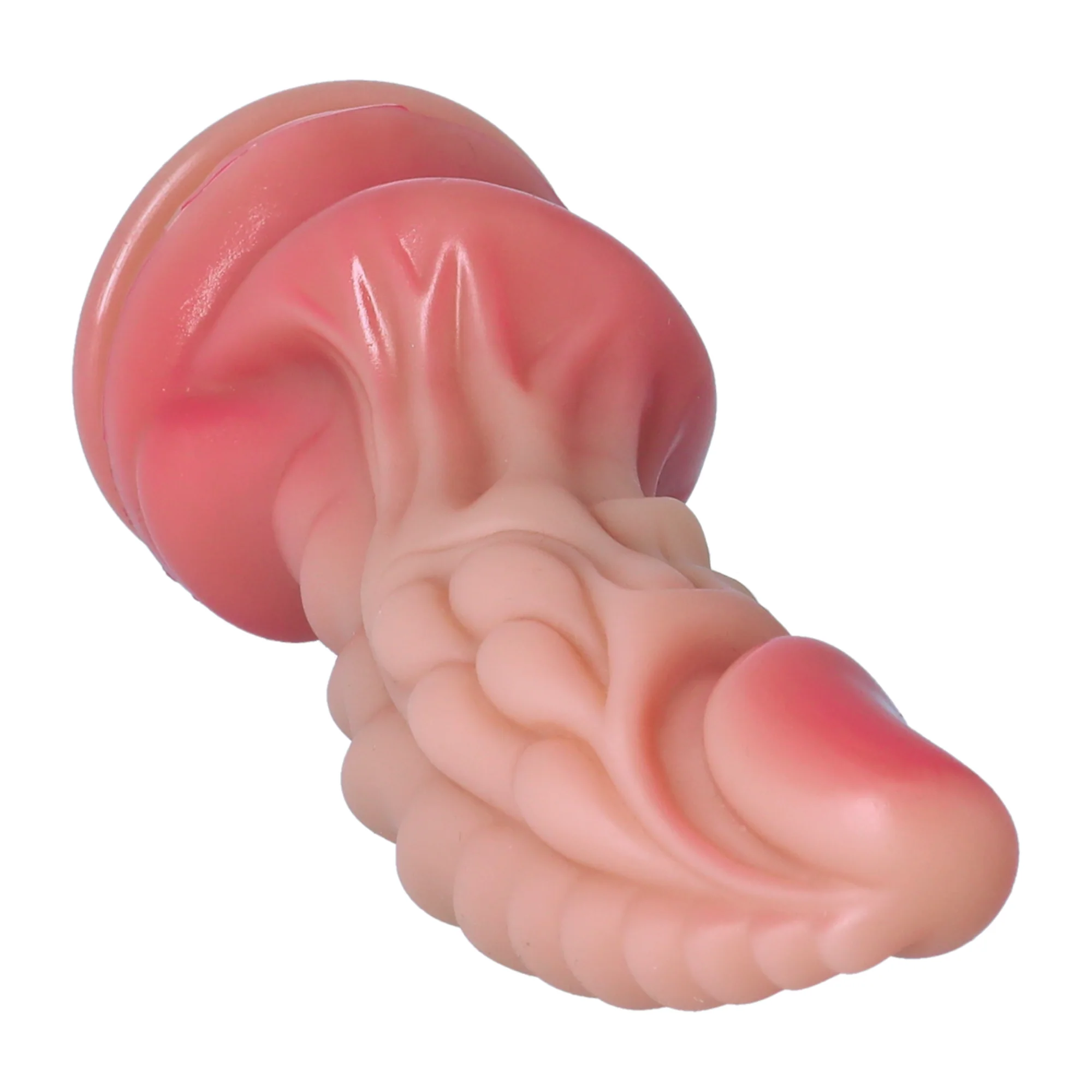 Ultra-Textured Suction Cup Dildo - Ride Raised Ridges As The Thick Base Stretches You Deep!
