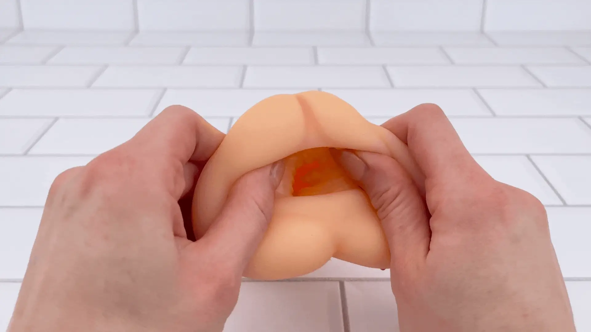 Easy Grip Tight Realistic Pocket Pussy Masturbation Sleeve