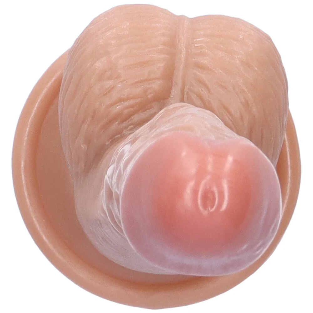 7 Inch Brown Ultra Veined Dildo with Suction Base