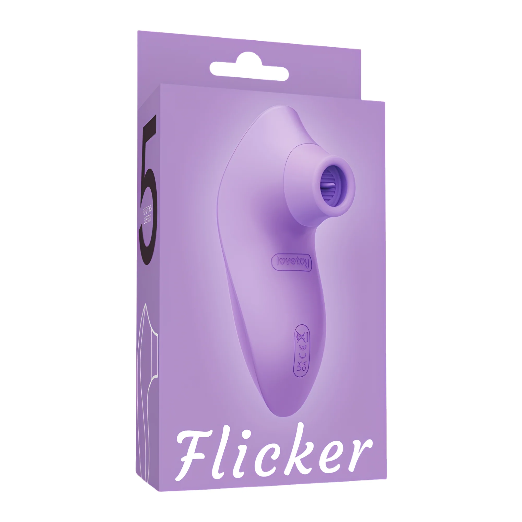 Flicker Rechargeable Clitoral Stimulator With 5 Lick Speeds