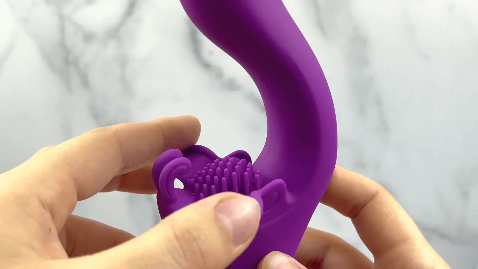 Fluttering Bliss Silicone Dual Action Butterfly Vibrator Waterproof Vibe