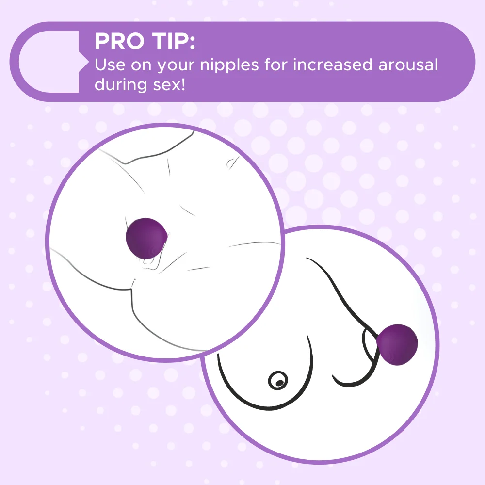 KISS Mini Air Pulse Clit Kissing Vibrator with Suction Levels