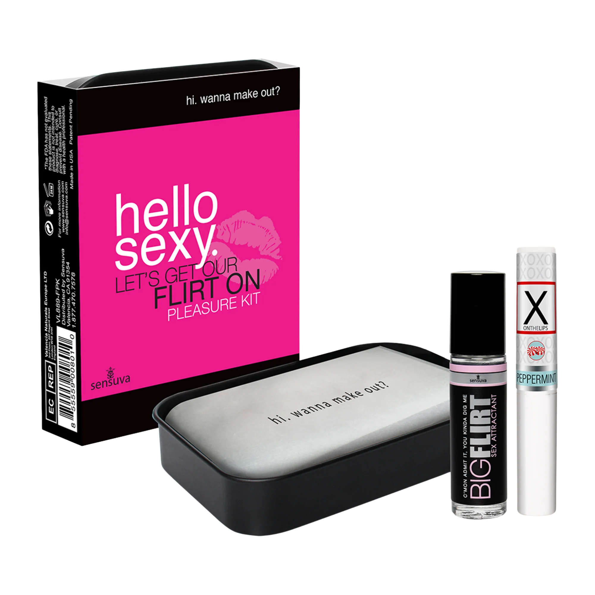 Hello Sexy Lets Get Our Flirt On Tingling Pheromone Pleasure Kit
