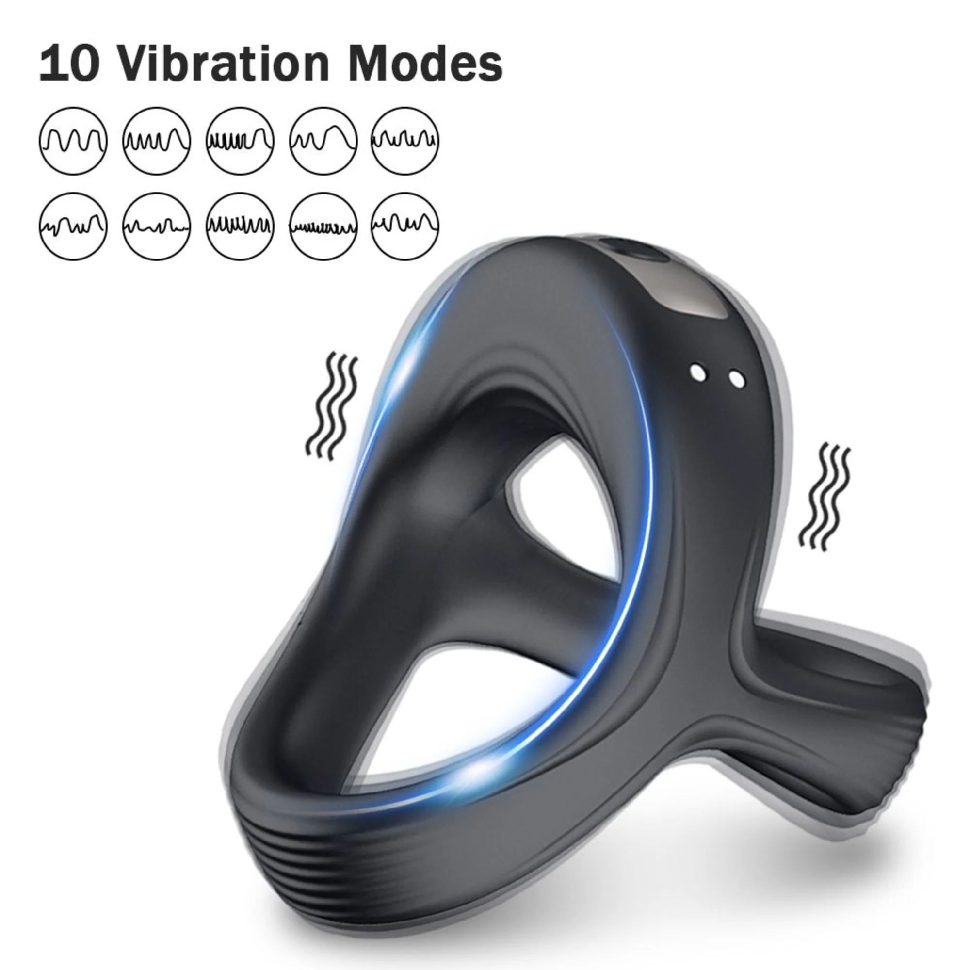 Vibrating Dual Cock Ring - Enhance Your Stamina & Amplify Your 'O's!