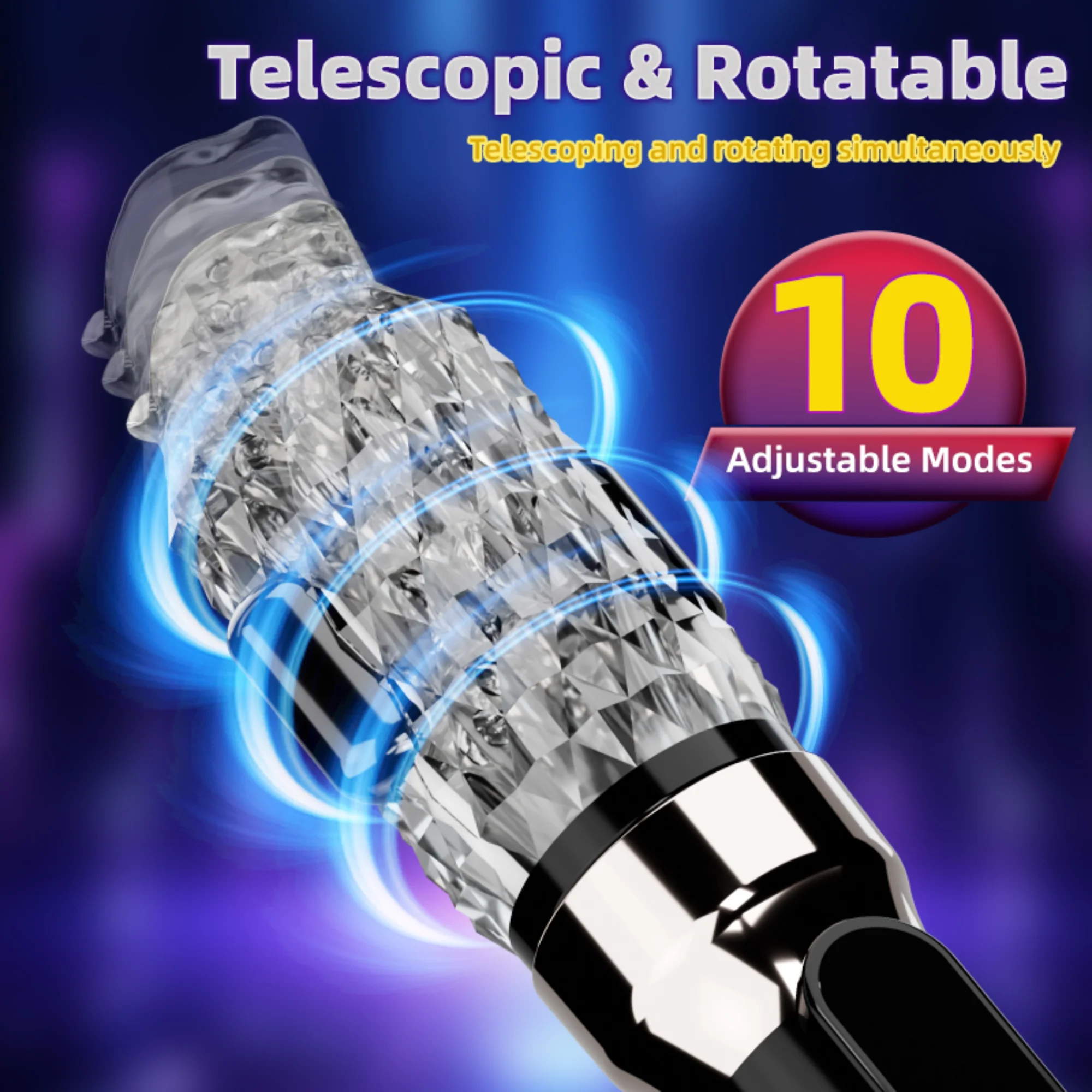 Automatic Vibrating Male Masturbator - Licks, Thrusts, & Rotates Around Your Shaft!