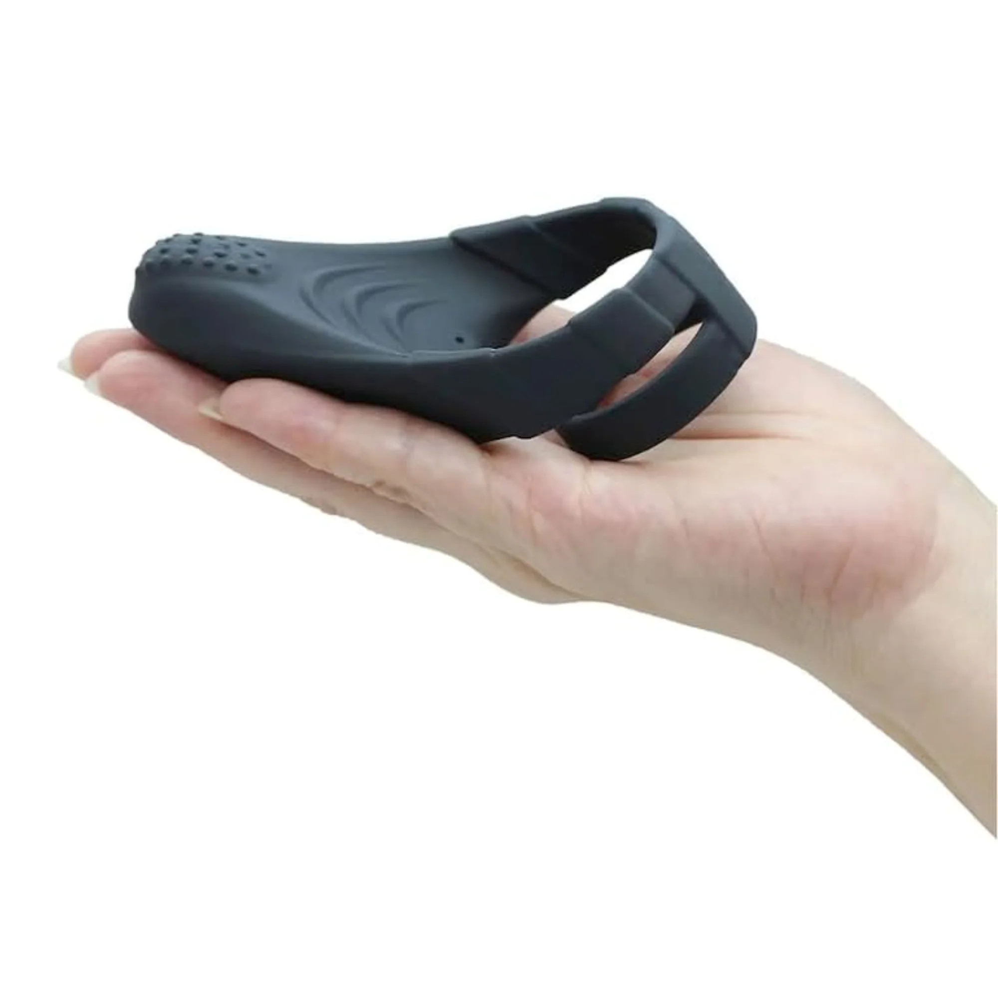 Sperm Locking Dual Cock Ring with Taint Teaser