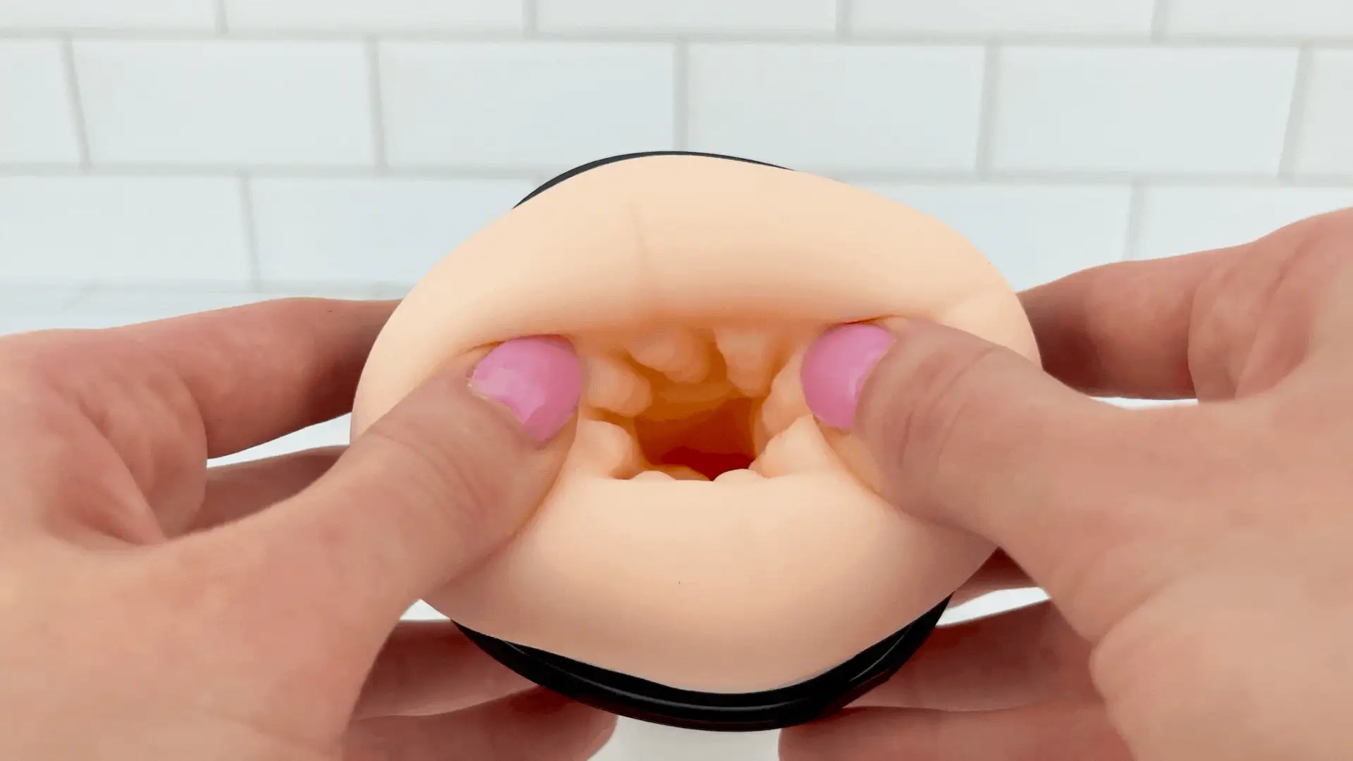The Angel Vibrating & Heating Masturbator - Rechargeable with 5 Vibration Modes!