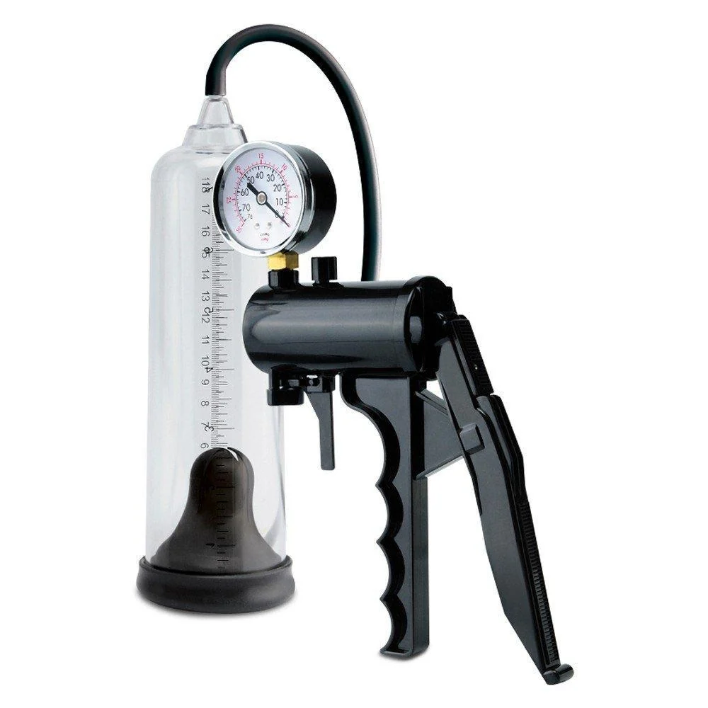 Pump Worx Max Precision Power Pump with Pistol Grip and Pressure Gauge