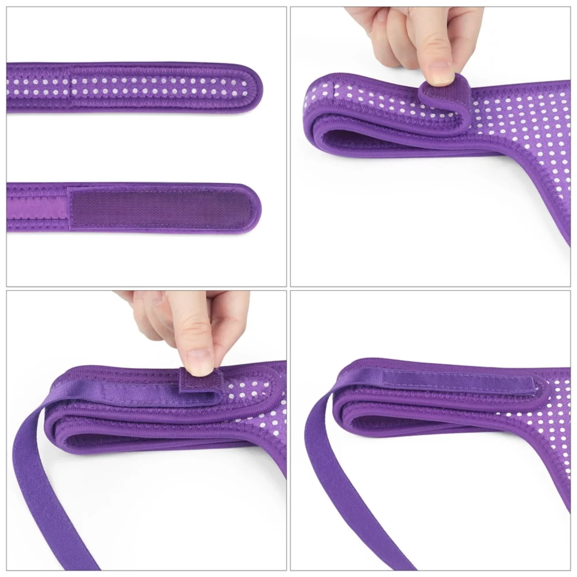 INGEN Easy Strap-On Harness in Polka Dot, Adjustable 24 to 56 Inch