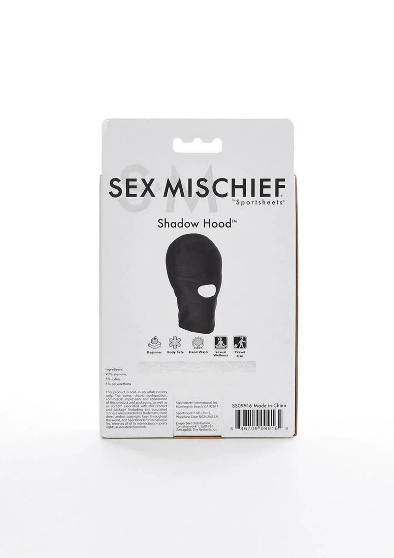 Sex & Mischief 束缚头罩 用于蒙眼感官游戏