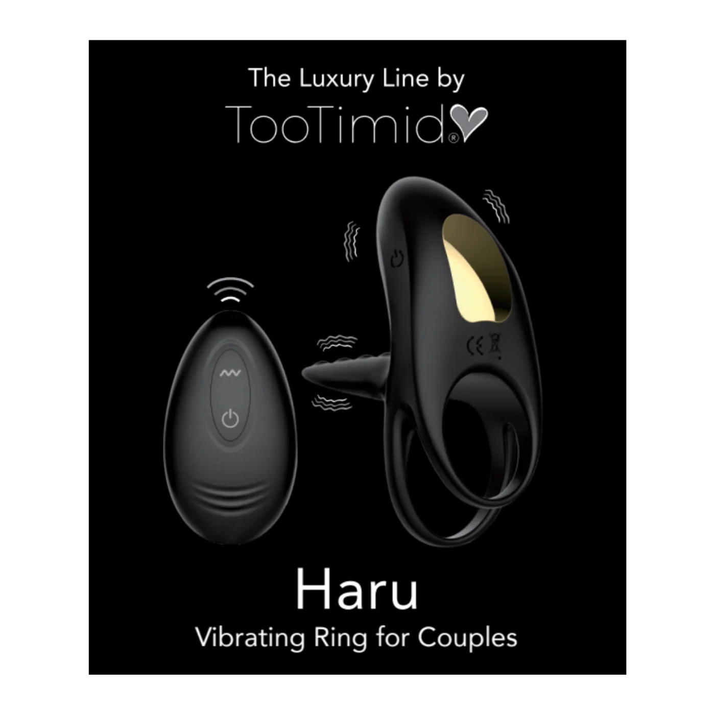 Wireless Clit Teasing Dual Erection Enhancing Ring with 10 Vibration Modes